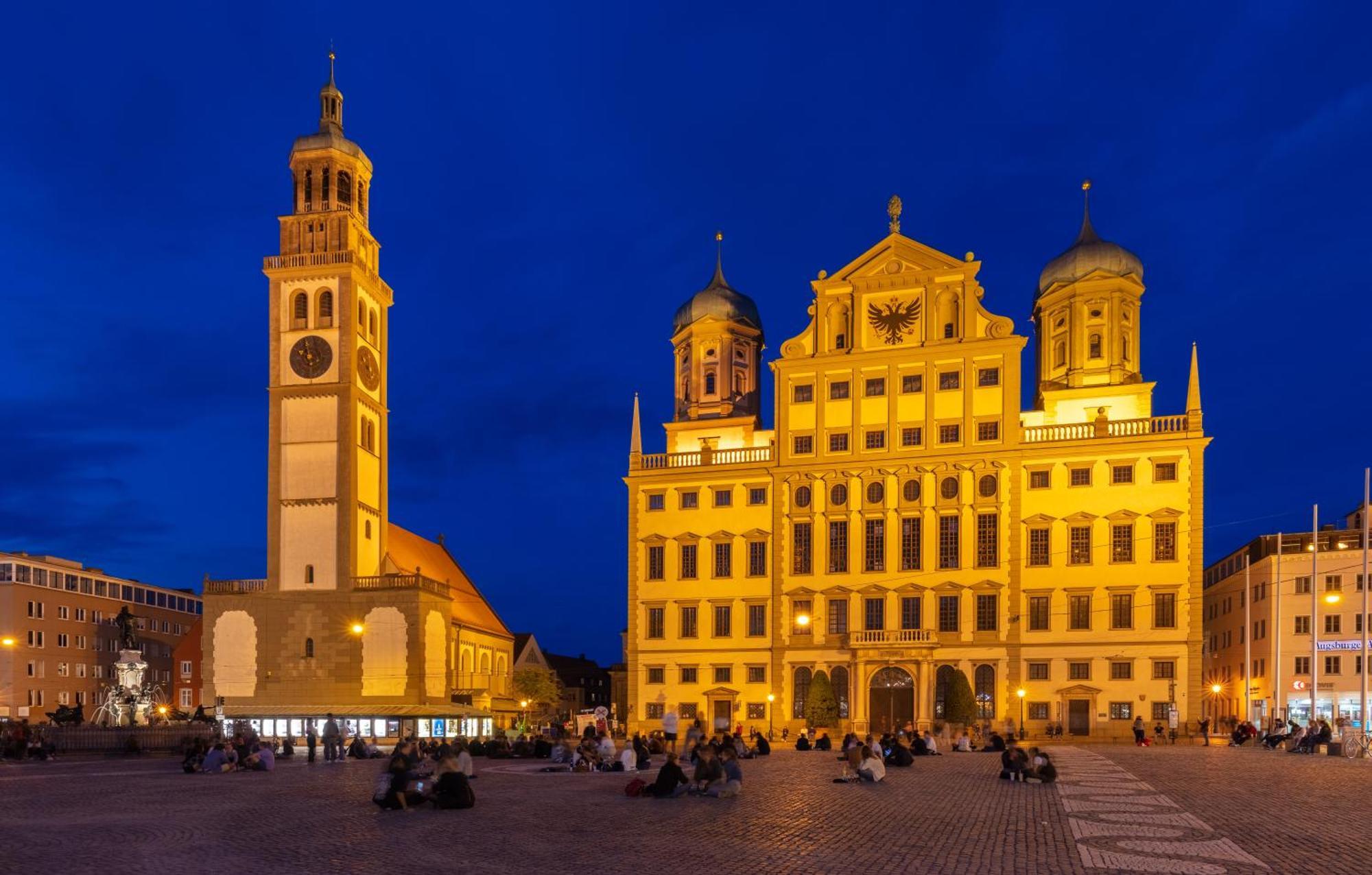 Gemuetliche Oase In Der Innenstadt, Zwei Minuten Zum Rathaus 奥格斯堡 外观 照片